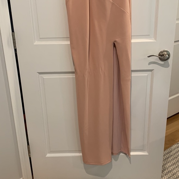 Nookie Lust One Shoulder Gown Blush - Picture 4 of 4